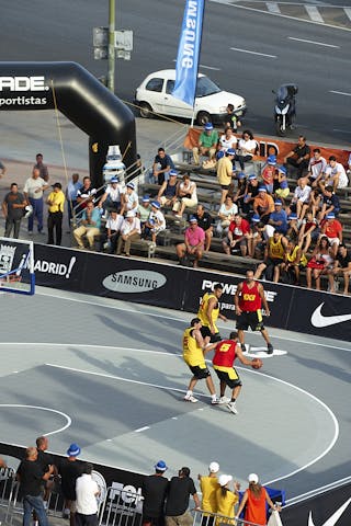 2012 FIBA 3x3 World Tour, Madrid MADRID, SPAIN - SEPTEMBER 07:  3X3 World Tour Madrid 2012 at Plaza de Toros de Las Ventas on September 07, 2012 in Madrdi, Spain. (Photo by Manuel Queimadelos)