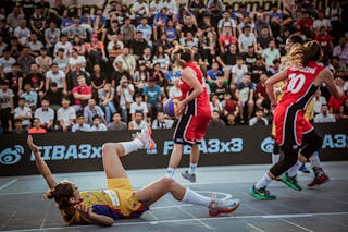 4 Andra Haas (ROU) - Romania v Czech Republic, 2016 FIBA 3x3 World Championships - Women, Pool, 14 October 2016