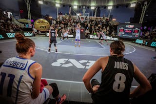 5 Ievgeniia Spitkovska (UKR) - 8 Breana Jones (NZL) - 11 Vita Horobets (UKR) - Ukraine v New Zealand, 2016 FIBA 3x3 World Championships - Women, Pool, 12 October 2016