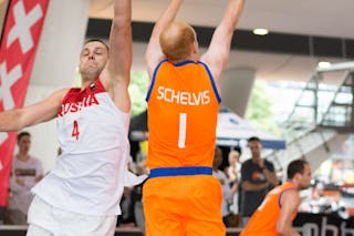 1 Joey Schelvis (NED) - Netherlands v Russia, 2016 FIBA 3x3 European Championships Qualifier Netherlands - Men, Pool, 1 July 2016