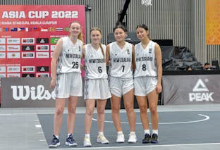 25 Zoe Richardson (NZL) - 8 Olivia Lassey (NZL) - 7 Tia Pavihi (NZL) - 6 Aliyah Newton (NZL)