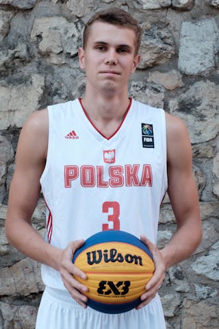 3 Daniel Koneczny (POL) - Poland v Ukraine, 2016 FIBA 3x3 U18 European Championships Qualifiers Latvia - Men, Pool, 16 July 2016