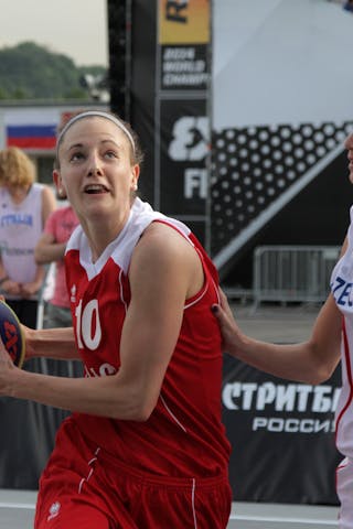 #10 Alexia Rol. Team Switzerland vs Team Czech Republic. 2014 FIBA 3x3 World Championships Women.