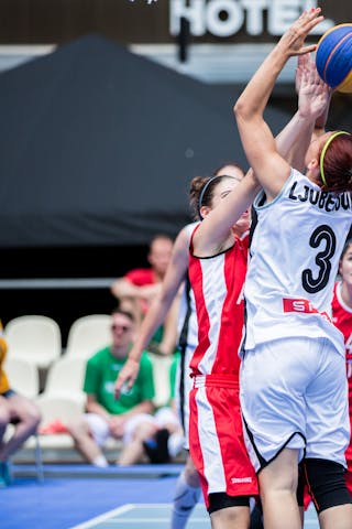 3 Ana Ljubenović (SLO) - Slovenia v Austria, 2016 FIBA 3x3 European Championships Qualifiers Andorra - Women, Last 8, 26 June 2016