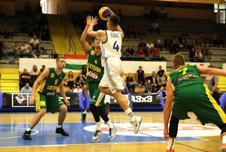 4 Arminas Nemeika (LTU) - Lithuania v France, 2016 FIBA 3x3 U18 European Championships Qualifiers Hungary - Men, ML8C5, 17 July 2016