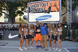 Samsung shootout contest  Winner 2013 FIBA 3x3 World Tour Masters in Lausanne