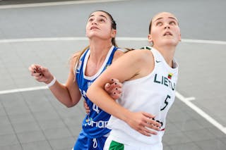4 Ioanna Chatzivasileiou (GRE) - 5 Gedvilė Savostaitė (LTU)