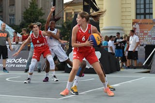 6 Eva Ruga (SUI) - France v Switzerland, 2016 FIBA 3x3 U18 European Championships - Women, Pool, 10 September 2016