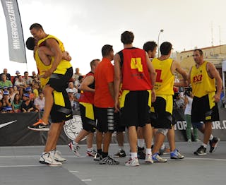 Day 2 of the 2012 FIBA 3x3 World Tour Madrid Masters. 08 September 2012