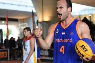 4 Kenneth Van Kempen (NED) - Netherlands v Germany, 2016 FIBA 3x3 European Championships Qualifier Netherlands - Men, Last 8, 2 July 2016