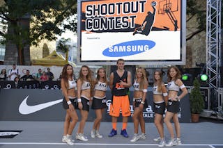 Winner of the samsung shootout contest 2013 FIBA 3x3 World Tour Masters in Lausanne