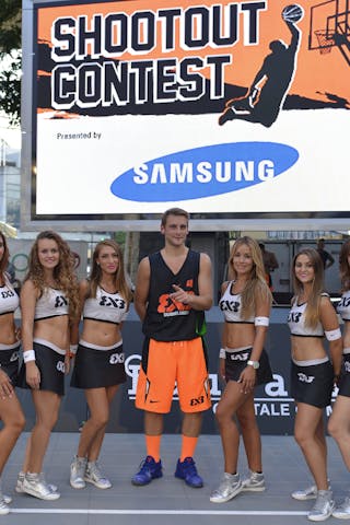 Winner of the samsung shootout contest 2013 FIBA 3x3 World Tour Masters in Lausanne