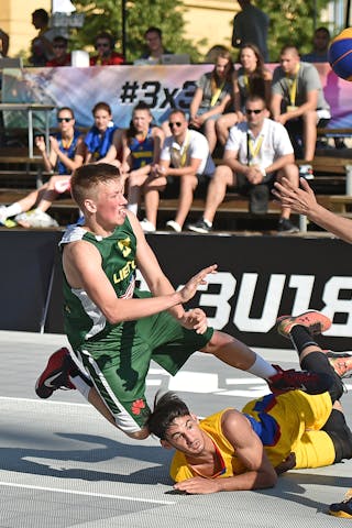 Romania v Lithuania, 2015 FIBA 3x3 U18 World Championships - Men, Pool, 5 June 2015