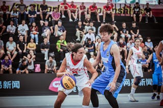 5 Gema Garcia (ESP) - 11 Yu-chun Chen (TPE) - Spain v Chinese Taipei, 2016 FIBA 3x3 World Championships - Women, Pool, 11 October 2016