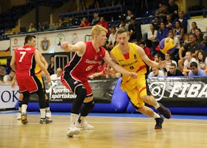 9 Lenny Coppens (BEL) - Czech Republic v Belgium, 2016 FIBA 3x3 U18 European Championships Qualifiers Hungary - Men, Final, 17 July 2016