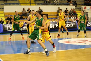 5 Eimantas Poškus (LTU) - Lithuania v Belgium, 2016 FIBA 3x3 U18 European Championships Qualifiers Hungary - Men, Pool, 16 July 2016
