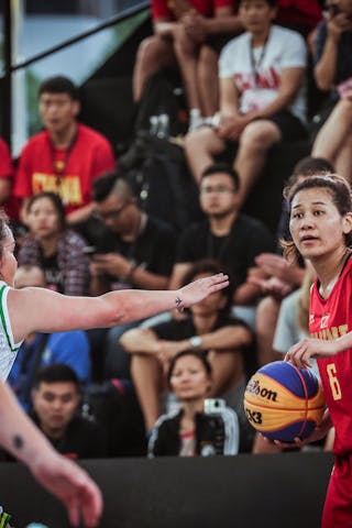 6 Meng Jie 梦洁 Li (CHN) - Cook Islands v China, 2016 FIBA 3x3 World Championships - Women, Pool, 12 October 2016