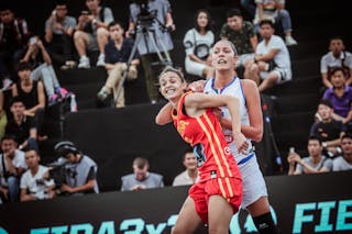 Italy v Spain, 2016 FIBA 3x3 World Championships - Women, Pool, 11 October 2016