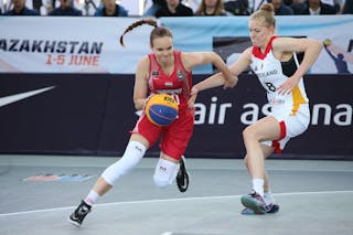 Germany v Hungary, 2016 FIBA 3x3 U18 World Championships - Women, Pool, 1 June 2016
