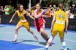 12 виктория панкова (ROU) - Romania v Belarus, 2016 FIBA 3x3 European Championships Qualifiers Andorra - Women, Last 8, 26 June 2016
