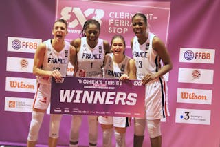WINNER FRANCE  FIBA 3x3 Women's Series Clermont-Ferrand Stop 2023 (FRA )