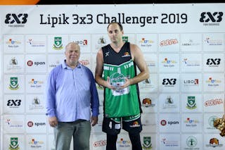 (Lipik Challenger 2019), price ceremony Danilo Mijatovic, MVP