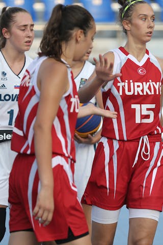 15 Işilay Eği̇n (TUR) - Fiba U18 Europe Cup Qualifier Bari Game 12: Slovenia vs Turkey 6-21