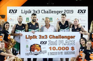 (Lipik Challenger 2019), price ceremony 2nd place Kranj