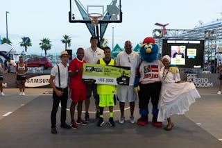 Dunk contest winner at the San Juan Masters 10-11 August 2013 FIBA 3x3 World Tour, San Juan, Puerto Rico. Day 2