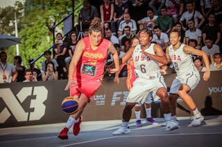 8 Alexis Jennings (USA) - 6 Linnae Harper (USA) - 10 Aitana Cuevas Mediavilla (ESP) - USA v Spain, 2016 FIBA 3x3 World Championships - Women, Pool, 13 October 2016
